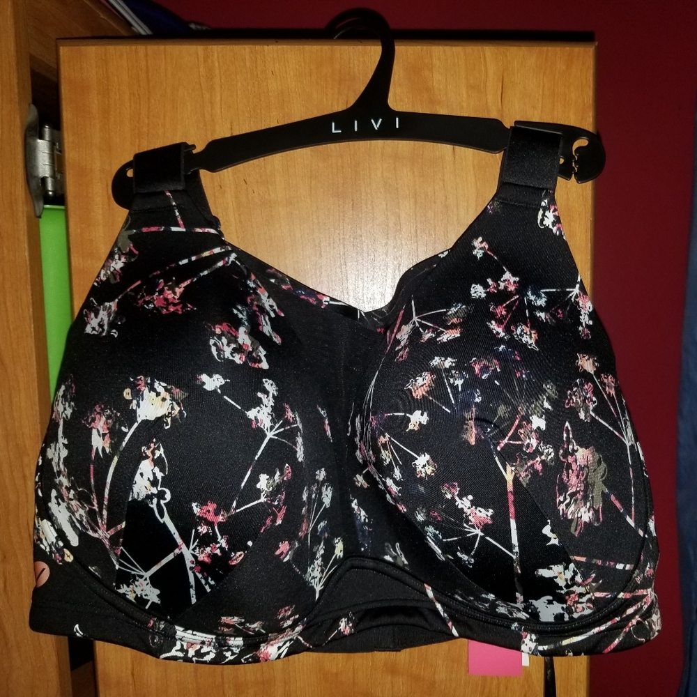 LIVI Medium-Impact No-Wire Sport Bra NWT
